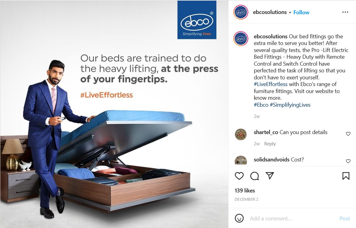 Ebco — Beds trained to do the heavy lifting