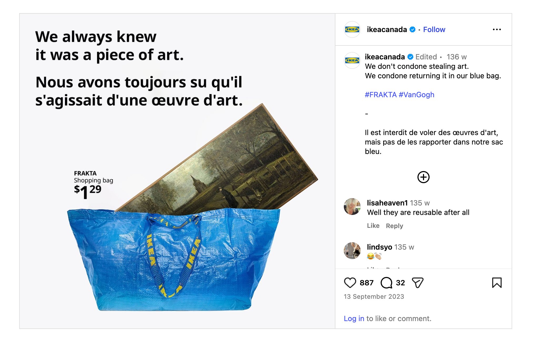 IKEA Canada — piece of art