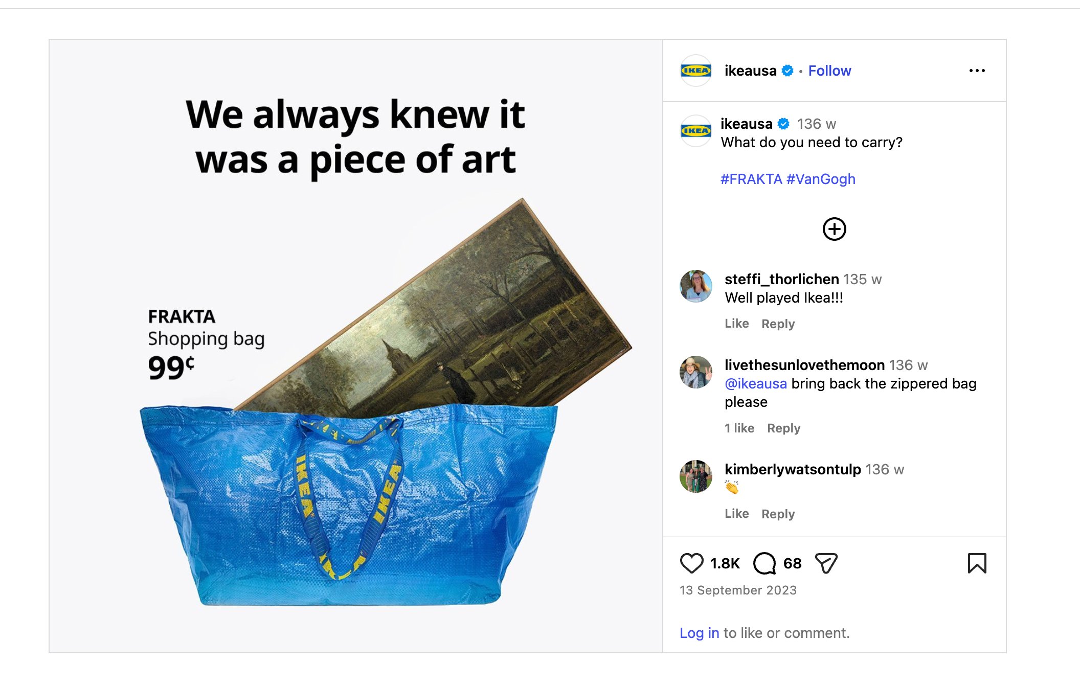 IKEA USA — piece of art